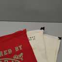 JOYIN 3 PCS Christmas Large Canvas Gift Bag 26" x 19", Drawstring Santa Burlap Sack Reusable Personalized Cloth Pouch for Xmas Presents Package, Party Supplies, Hoilday Decoration