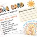 3 x Classroom Brag Cards for Teachers, 52 PCS Student Postcards, Teacher Mail Notes Incentives Cards for Parents, Positive Behavior Reward Cards, Elementary Preschool Kindergarten Classroom Supplies
