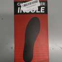 Carbon Fiber Insole 1 Pair, Rigid Thin Foot Plate Shoe Insert for Men Women, Support Turf Toe, Foot Fractures, Morton's Toe, Morton Extension, Hallux Rigidus and Limitus - Alternative to Post Op Shoe (Black-1 1 Pair (Left + Right))