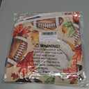 XCHI Fall Pumpkin Football Maple Leaves Tablecloth Round Washable Table Covers for Home Party Decorations 60x60 Inch