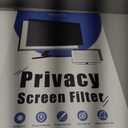 Peslv Computer Privacy Screen 27 Inch for 16:9 Widescreen Monitor, Removable 27inch Anti Blue Light Anti Glare Monitor Privacy Filter Shield (23 9/16" x 13 1/4")
