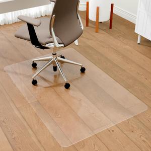 Office Chair Mat for Hardwood Floors, Easy Glide Office Mats for Rolling Chairs, Clear Rolling Chair Mat for Hardwood 35" x 55" (35" X 55" Rectangular)