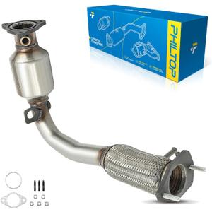 PHILTOP Front Catalytic Converter Kit Compatible with Chevrolet, GMC Equinox 2015-2017 2.4L, Terrain 2015-2017 2.4L Replace# 16581 Direct-Fit (EPA Compliant)
