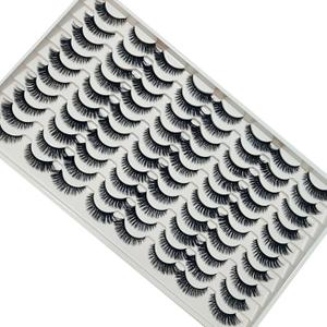 False Eyelashes Pack, 40 Pairs, Reusable Fake Lashes Set (102)