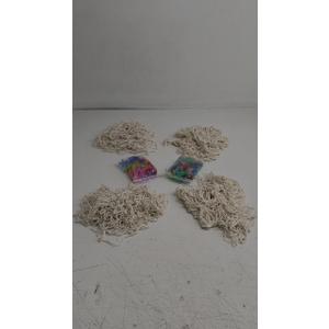 8 Pcs Fish Net Decorations and Tablecloth Set, Ocean Plastic Table Cloth and Cotton Fish Net Decorations Set for Nautical Themed Party Mermaid Birthday Party Baby Shower Pirate Decorations (Blue-2)
