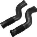 uxcell 1 Pair Car Air Intake Hose Tube for Mercedes-Benz GL450 GL550 2008-2012 No.A1645051461/A1645051361 Plastic Black