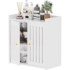 3-Tier Wall Bathroom Storage Cabinet, Medicine Cabinet Organizer with Door for Living Room Kitchen Entryway Small Space
