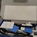 AQQA DC Fish Tank Cleaner, Electric Aquarium Water Changer with 6-in-1 Cleaning Heads & 3-Stage Filter Cup  Stainless Steel Handle Gravel Vacuum for Fish & Turtle Tanks, Adjustable Flow 34W 600GPH