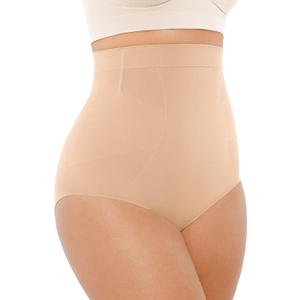 FeelinGirl Body Shaper Tummy Control Shapewear Underwear High Waisted Sculpting Briefs Panty Girdle (X-Large-XX-Large, Nude)