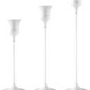 Candlestick Holders White, 3 Packs Taper Candle Holder for Candlesticks, Candle Sticks Holder Decor for Home Decor