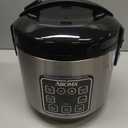 AROMA Digital Rice Cooker, 4-Cup (Uncooked) / 8-Cup (Cooked), Steamer, Grain Cooker, Multicooker, 2 Qt, Stainless Steel Exterior, ARC-914SBD