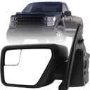 Dasbecan Left Mirror Compatible With 21-24 Ford F-150 5pins ML3417683XA