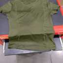 GYM RAINBOW Long Sleeve Workout Shirts for Women, Cropped Athletic Tops Slim Fit Crew Neck Yoga Top Running Gym T Shirts (Green, M)