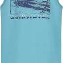 Quiksilver Boys' Sleeveless Graphic Tank Top Shirt (Blue, S)