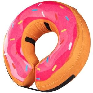 Grand Line Donut Inflatable Collar for Dogs and Cats, Soft Recovery Dog Cone After Surgery, Protective Pet Neck Cone for Small, Medium, Large Dogs, Not Block Vision (Pink, M)