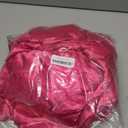 KKJIAF 4 Packs Hot Pink Satin Tablecloth 58" x 102" Rectangle Bright Silky Smooth Satin Table Cover for Wedding Party Banquet Decoration