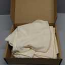 Amazon Basics Lightweight Super Soft, Wrinkle-Free, Breathable Microfiber 4 Piece Bed Sheet Set with 14-Inch Deep Pockets, Queen, Cream, Solid