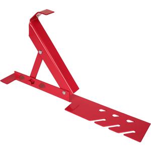 Guardian 2500 Adjustable Roofing Bracket | for 30 45 or 60 Degree Roof Pitches | 10 Inch Adjustable Platform | Powder Coated Red | OSHA Compliant
