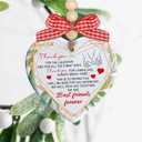 6 x Gifts for Best Friends, BFF Best Friends Birthday Gift for Women, Best Friend Christmas Ornaments 2025, Long Distance Friendship Gifts for Besties Soul Sisters Coworkers