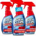 OxiClean Max Force Laundry Stain Remover Spray, Newborn & Baby Essentials, Stain Treater, 12 fl oz, 3-Pack