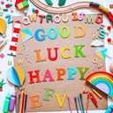 Blulu 260 Pcs 1 Inches and 2 Inches Wooden Alphabet Letters Bulk Unfinished Wood Alphabet Letters for Craft DIY Natural Blank ABCs Cutouts for Spelling Learning Painting Craft Project Home Wall Decor