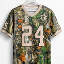 Jersey Shirts for Women Number Graphic Oversized Tee Shirt Y2k Tshirts Crewneck Casual Streetwear Tees, M