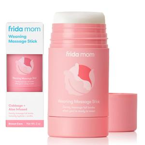 Frida Mom Weaning Massage Stick, Breast Milk Weaning Balm Stick, Stop Breastfeeding Naturally, Infused with Cabbage & Aloe