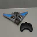 Foam Remote Control Drone 2.4GHz Remote Control Airplane 360  Stunt Rotation for (1 battery, Blue)