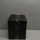 Matte Black Round Compact Trash Can Mini, 2 Gallons / 7.5L Garbage Bin, Tiny Wastebasket for Bathrooms, Office, Under Desk, Bedroom, Laundry Room, Kitchen, Kids Room, and Dorm