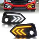 LED Daytime Running Lights (DRL) & Fog Lights for Honda Civic 10th Gen 2016-2020 Hatchback