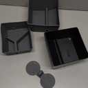 Jowua Center Console Organizer & Coasters & Armrest Organize Set for Tesla Model S Plaid, Model X Plaid, Washable Silicone, dust-Proof