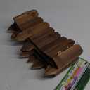 Wood Garden Edging, Wooden Fence Border Decorative Small Picket Panels for Flower Bed Barriers and Landscape Fencing