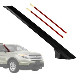Windshield Outer A-Pillar Trim Molding Kit | Compatible with 2011-2019 Ford Explorer Accessories Front Passenger Side | Replaces 926-451 BB5Z-7803136 BB5Z-7803144 Window A-Pillar Post Trim Cover