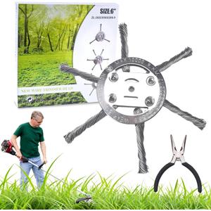 2025 New Steel Wire Weeding Machine Trimming Head, String Trimmer Replacement HeadWire Brush Weed Trimmer HeadWeed Trimmer Head