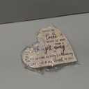 Yookeer Sympathy Gift Memorial Heart Present for Loss of Loved One Bereavement Gift Bereavement Sign Grieving Decorative Plaque for Loss of Deceased Father Mother Son Brother Condolence(Flower)