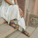 PARTY Women's Open Toe Arch Support Sandals (Gray)