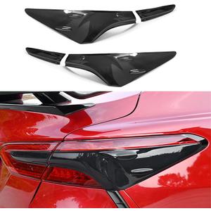 Tail Light Lamp Cover Guard Trim 4Pcs Tail Light Frame Bezels Decoration Compatible with Toyota Camry 2022 2021 2020 2019 2018 Accessories