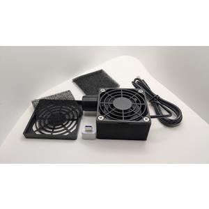 Kotto Hose Dryer with Filter Compatible with CPAP and BIPAP Hoses, USB Powered and Nearly Silent. (No-Add ons), Black 5 x 5 x 3 In