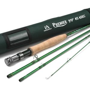 Maxcatch 3-12wt Medium-Fast Action Premier Fly Fishing Rod-IM8 Carbon Blank for High Performance,with AA Cork Grip Hard Chromed Guides