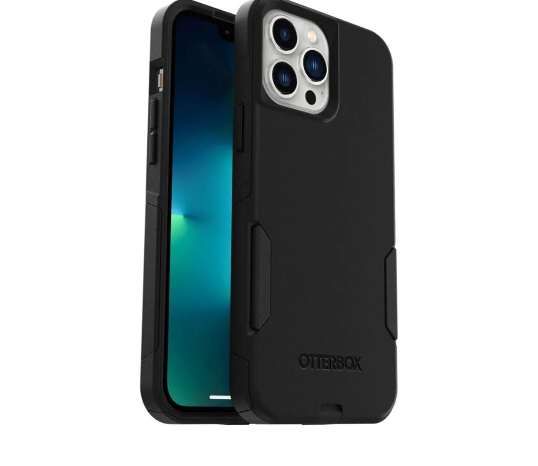 OtterBox Commuter Series Case for iPhone 13 Pro Max & iPhone 12 Pro Max (Only) - Non-Retail Packaging - (Black)
