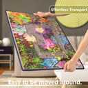 Tektalk Portable Puzzle Mat for Storage - Non-Slip Surface, Up to 1000 Pieces