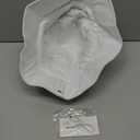 LED bucket hat, Rave hat with light up hat 7 colors crazy hat, Glowing in the dark hat with USB rechargeable (White)