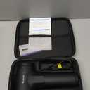 AERLANG Massage Gun with Heat Deep Tissue Back Massager Neck Massager for Pain Relief,Muscle Percussion Massage Gun, Birthday Gifts for Men Women Dad him Handheld Message Gun with 7Heads&Silent (Black)