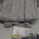 Amazon.com: OVZME Grey Pinch Pleated Semi Sheer Curtains 90 Inches Long 2 Panels, Linen Textured Soft Fabric Light Filtering Curtains for Living Room, Modern Window Treatments Rustic Drapes, 2x40Wx90L Inches : Home & Kitchen