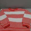 ZAFUL Women's Halloween Knit Sweater Crew Neck Pumpkin Print Pullover Long Sleeve Casual Loose Jumper Crop Tops (Large)