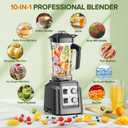 Blender for Smoothies, Blender with 68Oz. Pitcher & 20Oz. Grinder, 28000 RPM Blenders for Kitchen, Ice Crushing, Frozen Fruits, Blending