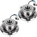 PAROD 513276 [Set of 2] Front Wheel Hub Bearing Assembly Compatible with 2007-2009 Chevy Equinox, Pontiac Torrent, Suzuki XL-7, 2008-2010 Saturn Vue, 2012-2015 Captiva Sport, 5 Lugs w/ABS