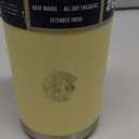 YETI Rambler 18 oz Bottle, Vacuum Insulated, Stainless Steel with Color Matching Straw Cap, Daybreak Yellow