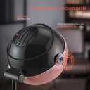 TASALON Ionic Hooded Hair Dryer, 1875W Hooded Hair Dryer for Home, Pink
