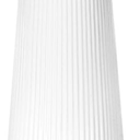 White Ceramic Vase, GUKJOB Small Cute Flower Vase for Pampas Grass, Home, Living Room, Dining Table, Farmhouse, Office Decor, Bedroom, Table, and Kitchen Shelf (White) 